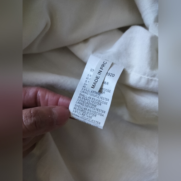 FRNCH cocktail formal ivory dress sleeveless size M - Picture 9 of 10